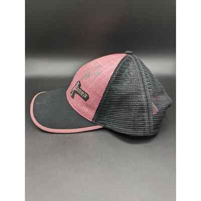 Pink and Black UA Sportswear ESPN X Games Snapback Cap Trucker Hat 2 Signatures Pink and Black UA Sportswear ESPN X Games Snapback Cap  main image 2