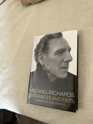 Michael Richards Hand Signed Autograph Book JSA Entrances And Exits Premeire