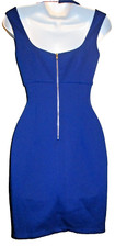 GUESS Women's Blue Sleeveless Halter Short Cocktail Dress Size 0 5A Small XSmall
