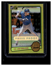 2017 Donruss #RV-39 Josh Donaldson Retro Variations 1983 Gold Press Proof