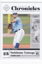 2020 Panini Chronicles Yoshitomo Tsutsugo Rookie RC Tampa Bay Rays #41