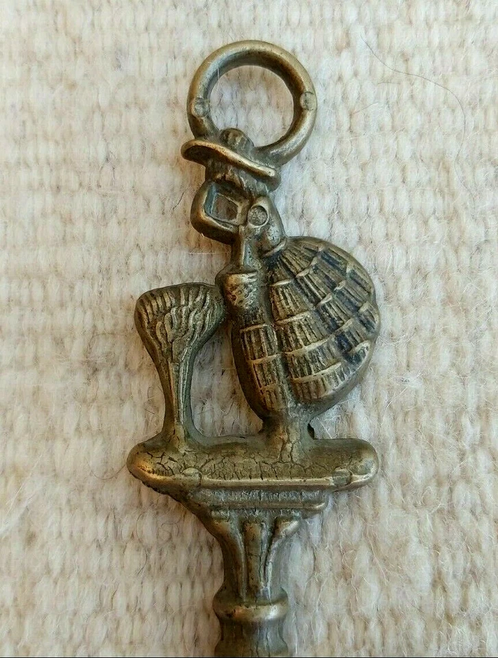 Lovely Vintage Antique Solid Bronze Handled Shoe Horn Carved Lady Very Stunning - Image 4 of 4