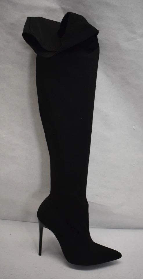 Truffle Sexy Stiletto Stretch Knit Over Knee Thigh High Sock Boots Womens Size 5 - Image 4 of 4