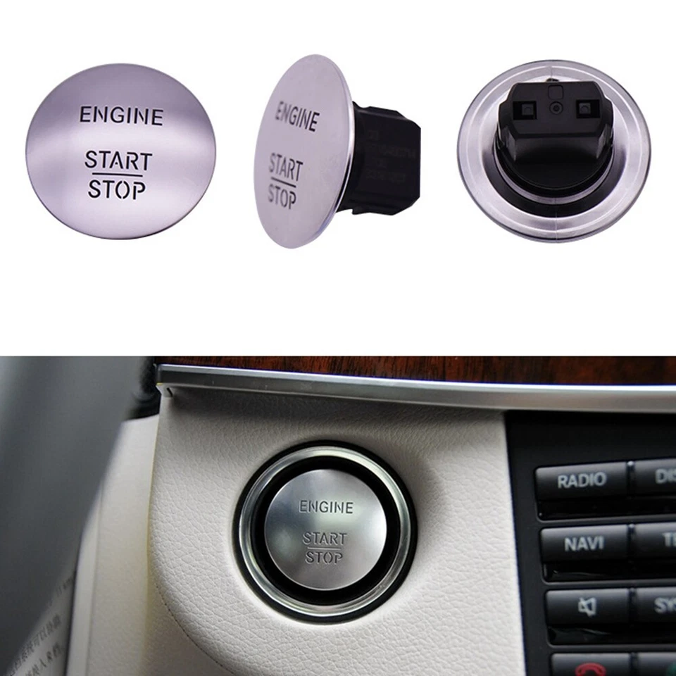 Keyless Go Engine START STOP Push Button for Mercedes-Benz A B C E S M-Class Foto 3 de 4