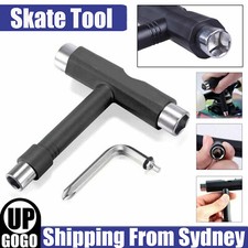 Roller Spanner Tool Skate T-Type Wrench Longboard Skateboard Screwdriver Mini AU