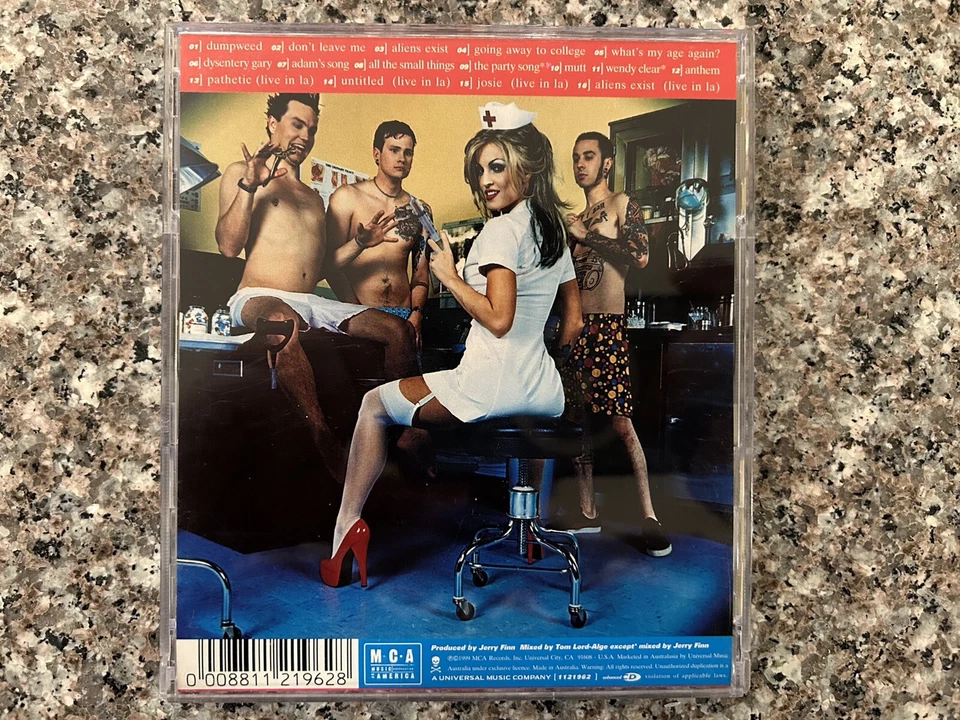 RARO Blink-182 Enema Of The State Australian Tour Bonus Disc Edition CD 1999 Foto 4 de 4