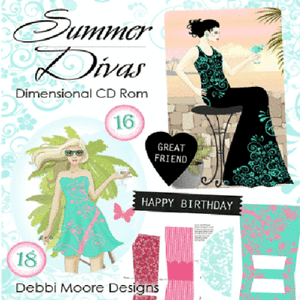 Debbi Moore Designs ~ Journey To Wonderland 2 ~ Papercrafting CD Rom ~ NEW