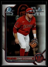 Sonny DiChiara 2022 Bowman Draft Chrome Refractor Card #BDC-16