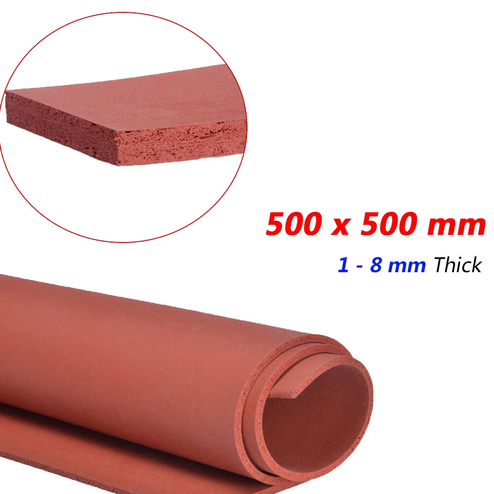 Red Sponge Sheet, Red Silicone Sponge Sheet