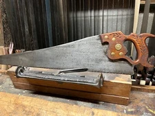 antique Shurly & Dietrich arrow head saw