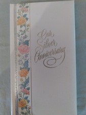 HALLMARK VINTAGE "OUR SILVER ANNIVERSARY" PHOTO ALBUM AAL7636