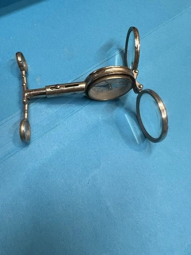 Vintage Military Compass Observation Multi Tool 6 In 1 French WW1 Era C:-1910s.