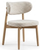 Stuhl Esszimmerstuhl Polsterstuhl Beige Luxus Modern Design