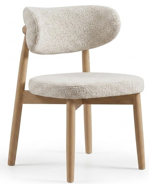 Stuhl Esszimmerstuhl Polsterstuhl Beige Luxus Modern Design-image