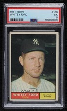 1961 Topps Whitey Ford #160 PSA 5 HOF 0hj7
