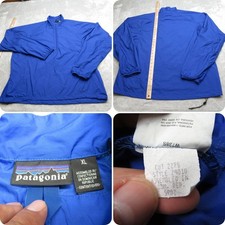 Patagonia Jacket Mens XL Blue Packable Lightweight Pullover Windbreaker VTG