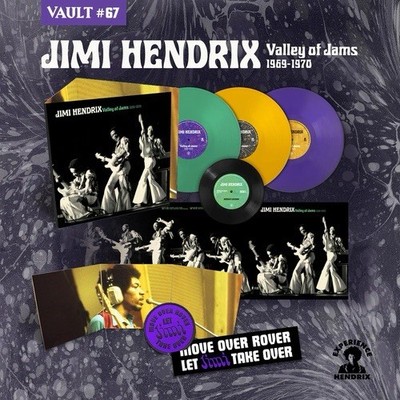 Jimi Hendrix Valley Of The Jams 1969-1970 TMR Vault #67 3 LP's +7