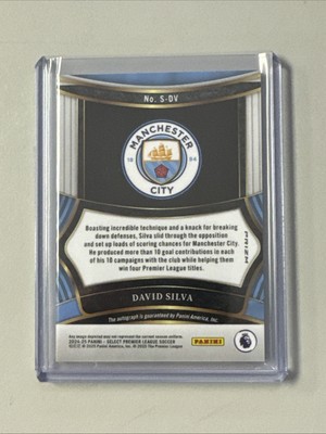 2024-25 Select Premier League David Silva Blue Pulsar Auto | eBay
