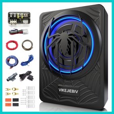 Powerful 1200W Car Subwoofer Set with LED Effects for SUV and Truck Audio Boost