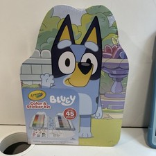 Bluey Crayola Art Kit for Kids 45 Piece New In Box