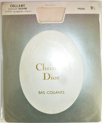 CHRISTIAN DIOR Strumpfhose Dior Slim Delphine Poudre Gr. 3 = 91/2 NEU BNWT RARE/HTF