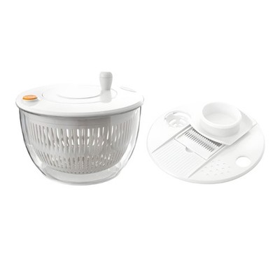 Novative 2 1 Device for Salad and Vegetable Slicing Large Basket