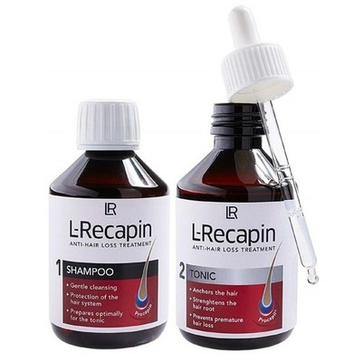 LR L-Recapin Shampoo und Tonic Anti Haarausfall Behandlung 1+1 Set Brandneu