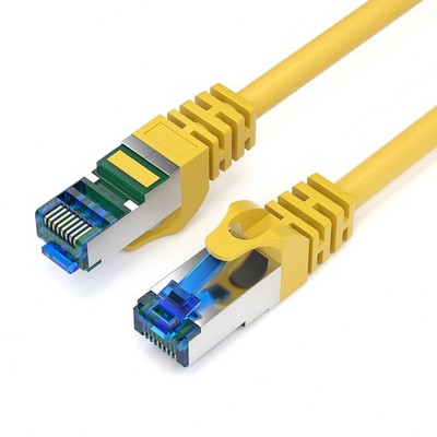 1,5m CAT 7 Patchkabel Netzwerkkabel Ethernetkabel DSL LAN Kabel  - GELB