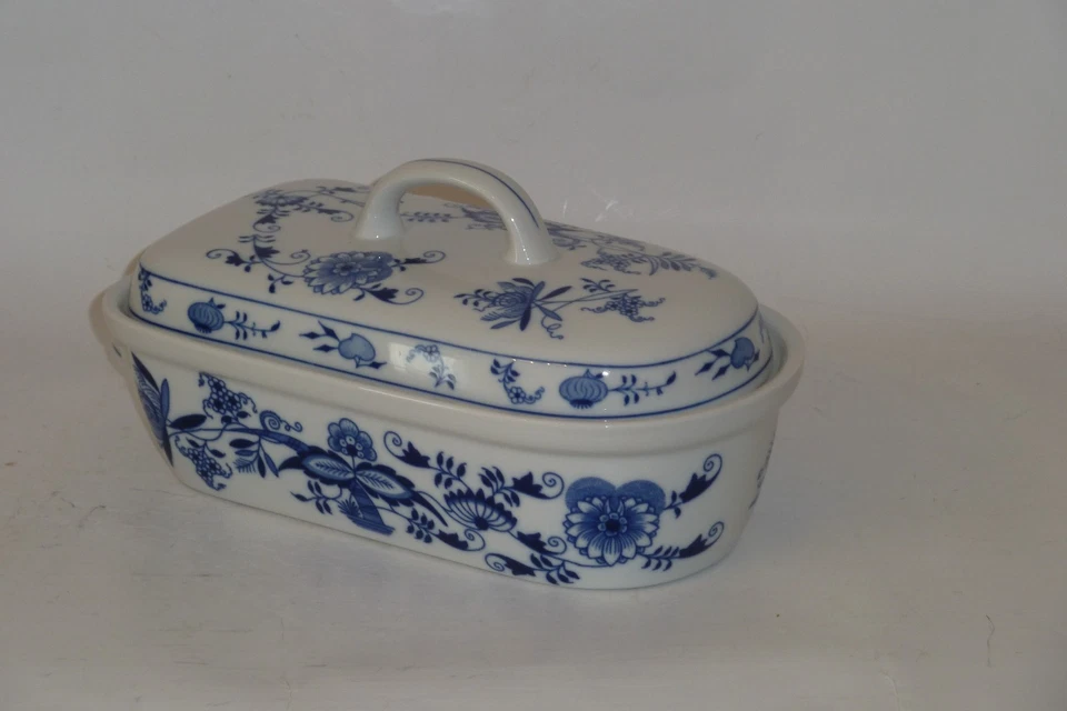 Zwiebelmuster Backform Klein 1,2L Original Bohemia Porzellan aus DUBI - Bild 4 von 4