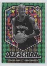 2019-20 Panini Mosaic Old School Green Mosaic Prizm Kevin Garnett #12 HOF 9yu