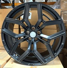 4 x 22" LAND ROVER DEFENDER L663 2019-2026 SATIN BLACK WX2r DESIGN 10J ALLOYS