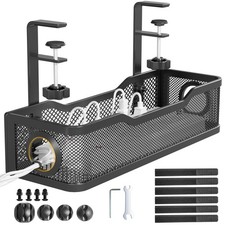 Under Desk Cable Management Tray Black Cable Management Under Desk No Drill Cabl