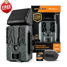 SPYPOINT FORCE-PRO-S 2.0 with Built-In Solar Panel and 4K Video Resolution