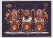 2009-10 Crown Royale Rookie Royalty Blake Griffin DeJuan Blair Taj Gibson #3 1j6