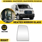 Mirror Glass 1X Heated Upper Right Side For 2015-2022 Ford Transit-150 heated