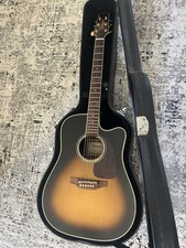 Takamine PTU241C-TBS Acoustic Electric Guitar With gig bag