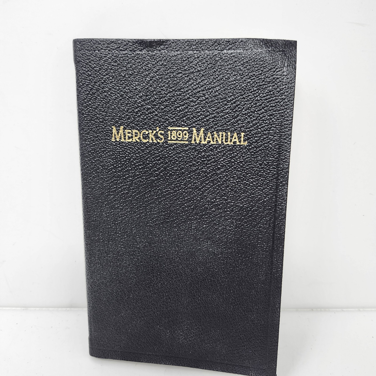 Merck's 1899 Manual Materia Medica 1st Edition Reprint 100th Anniversary Medical