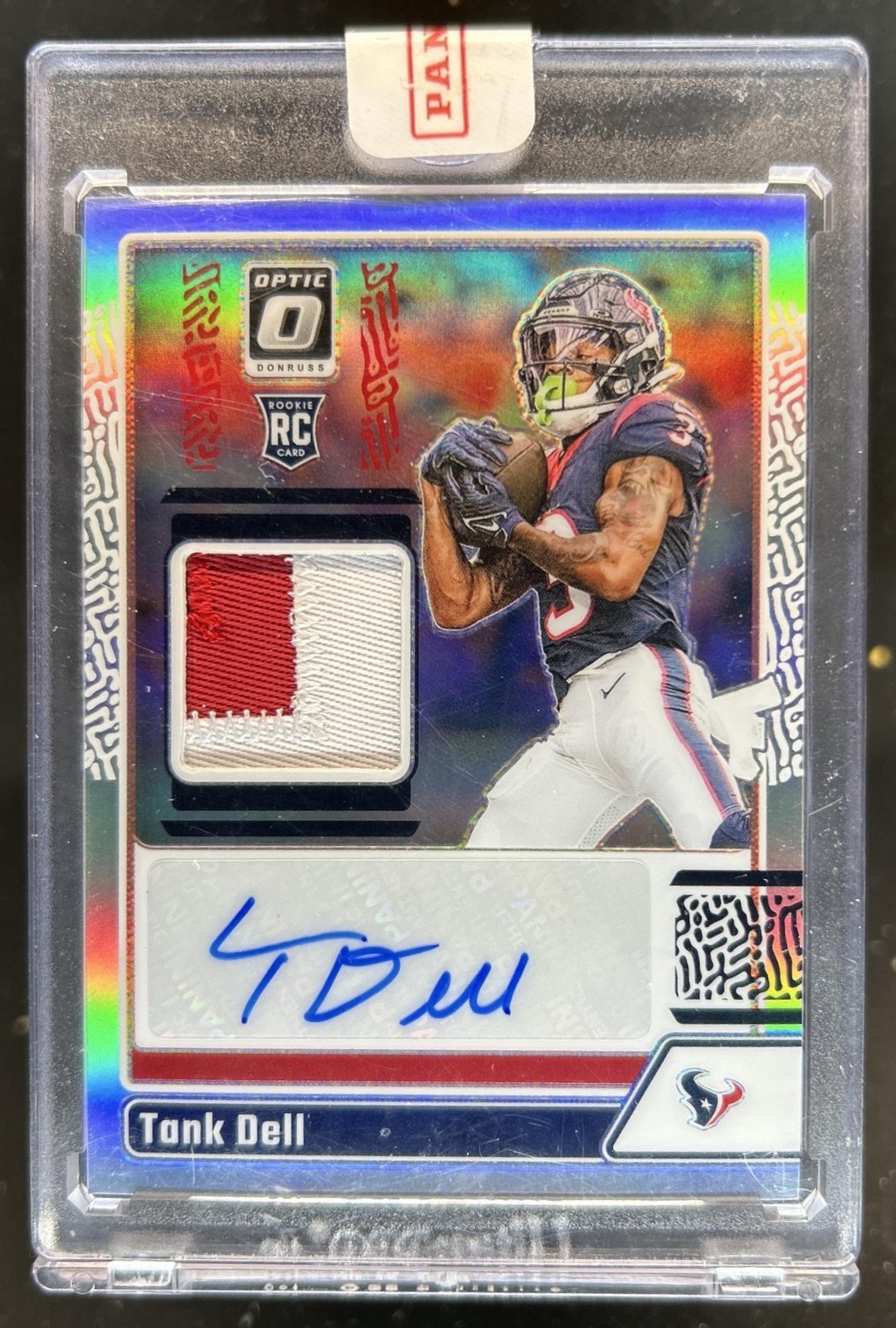 Tank Dell Panini Donruss Optic Rookie Patch Autographs #RPATD Base