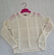 NEW WINTER SUMMER CREAM NICE GIRL NEXT JUMPER 5/6 YRS 6 YRS SMALL DEFECT