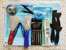 Resin 3D Printer Tool Kit Clean Basic Tools with Plier, File, Tweezer ETC 