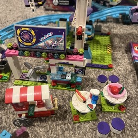 LEGO Friends Amusement Park Roller Coaster (41130) ~ 100% Complete w Manuals/Box