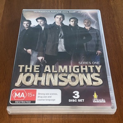 The Almighty Johnsons Series One DVD Complete VGC Region 4 3 Discs Free Post   O
