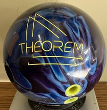 USED Track Theorem Pearl Reactive Bowling Ball, Purple/Blue/Sky Blue, 15 LB K 