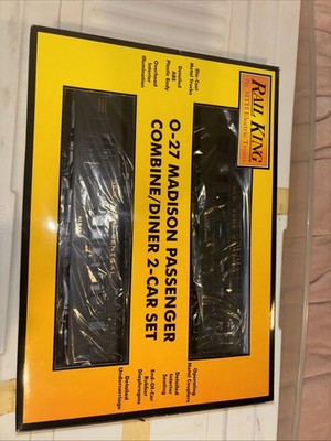 O-27 Texas and Pacific Madison Passenger Combine Diner 2-Car Set (item #30-6214)
