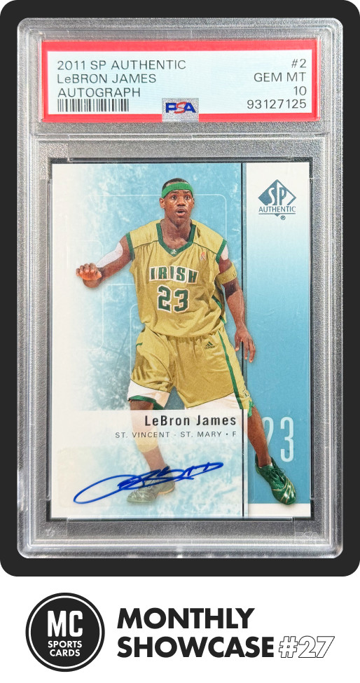LEBRON JAMES PSA 10 2011-12 UPPER DECK SP AUTHENTIC #2 AUTOGRAPH GEM MINT AUTO