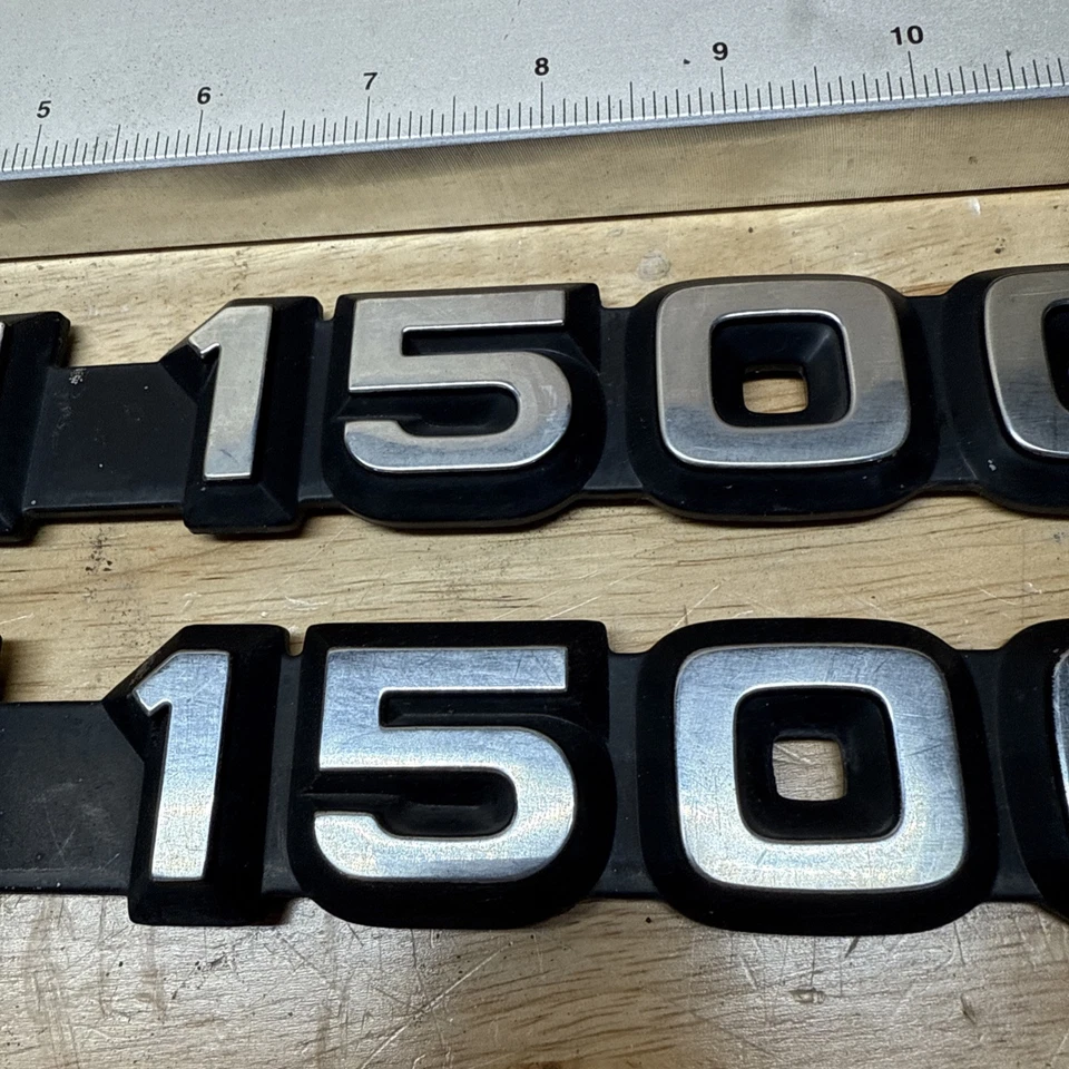 MOPAR 1994-2001 DODGE RAM 1500 EMBLEM BADGE NAMEPLATE SET OEM P/N 55295310 Foto 4 de 4