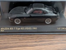 Kyosho Mazda RX-7 FD3S Type RZ 1993 Black 1/43 Model Car 14+