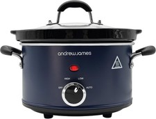 Slow Cooker 1.5 Litre Removable Ceramic Bowl 3 Heat Settings Andrew James