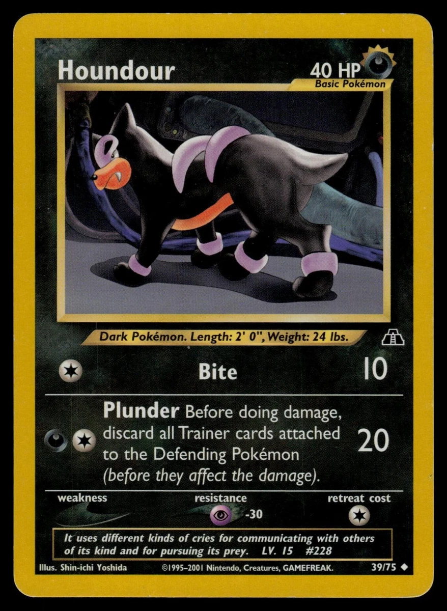 Houndour Pokémon TCG 1st Edition Individual Trading Card Games for