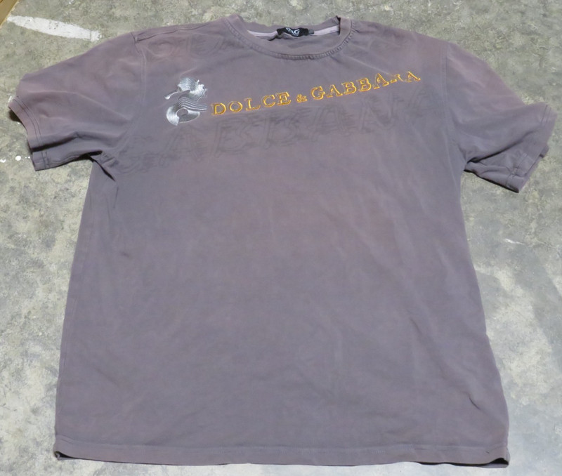Dolce & Gabbana Y2K Vintage T-SHIRT SEAHORSE XXL